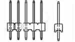 TE CONNECTIVITY 矩形连接器 - 针座 - 公插针 644884-7