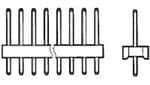 TE CONNECTIVITY 矩形连接器 - 针座 - 公插针 5-641113-4