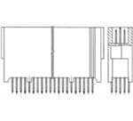 TE CONNECTIVITY 卡边缘连接器 - 其他 149009-1