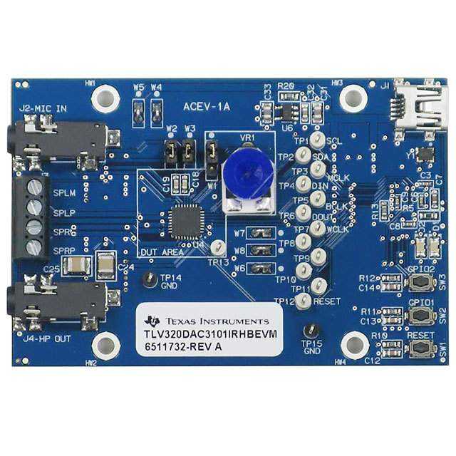 TEXAS INSTRUMENTS 评估、开发板开发工具 TLV320DAC3101EVM-U