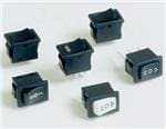 E-SWITCH 翘板开关 R1966ABLKBLKEP