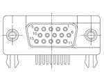 AMPHENOL D-Sub 连接器 17EBH015SAM110