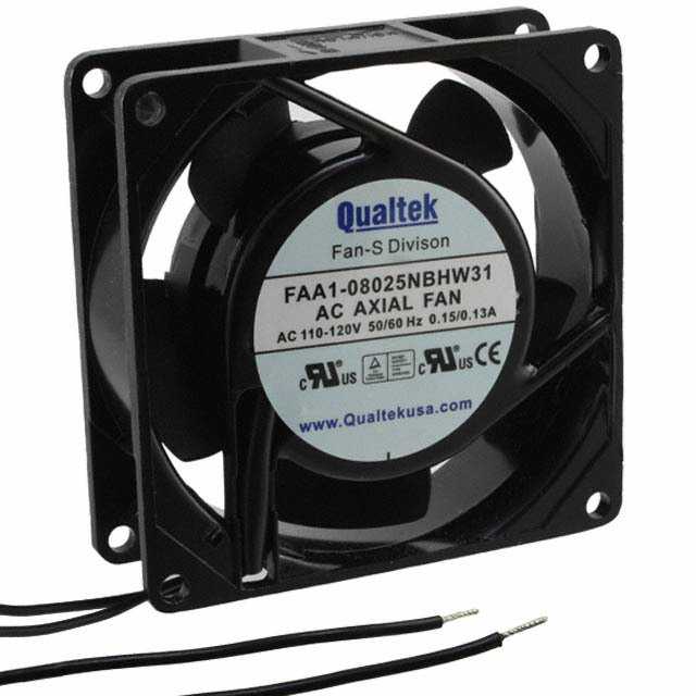 QUALTEK ELECTRONICS 风扇和热管理 FAA1-08025NBHW31