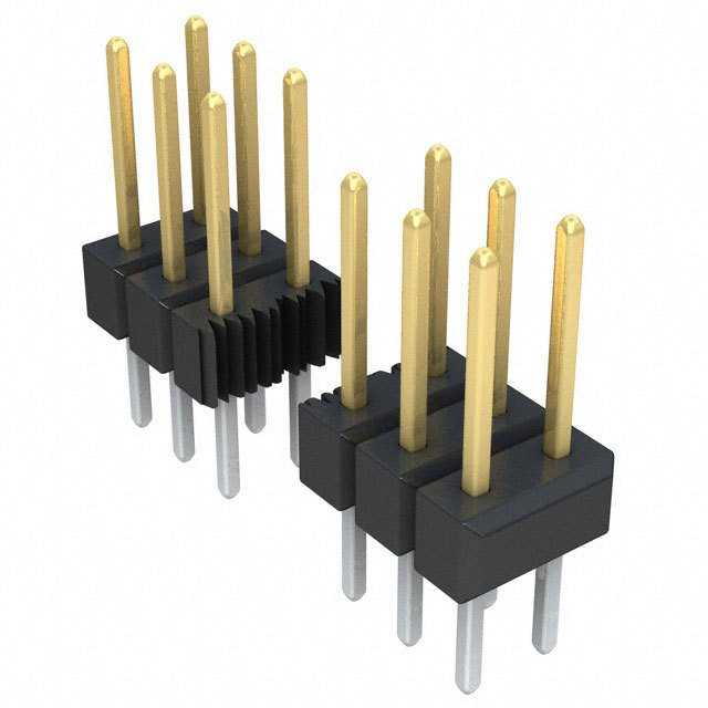 MOLEX 矩形连接器 - 针座 - 公插针 0010897782