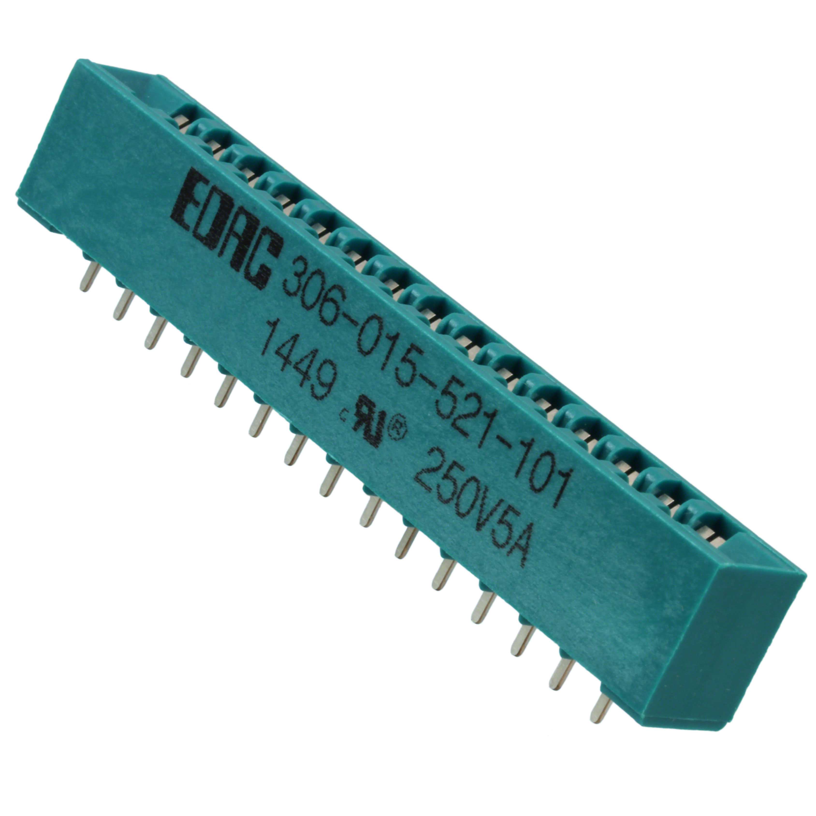 EDAC 卡边缘连接器 - 边缘板连接器 306-015-521-101