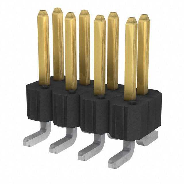 AMPHENOL 矩形连接器 - 针座 - 公插针 54202-G0804-B02LF