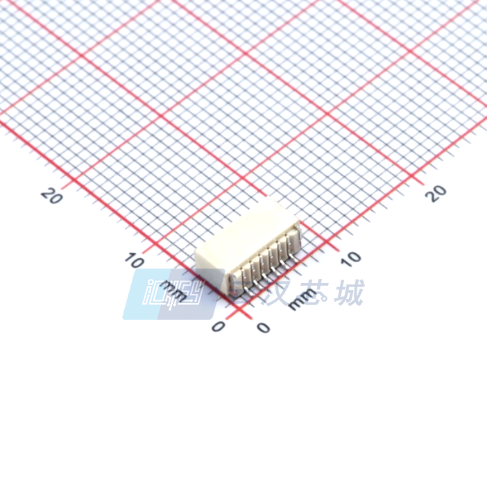 XUNPU/台湾讯普电子 矩形连接器 - 板载/直接线对板 WAFER-SH1.0-6PWB