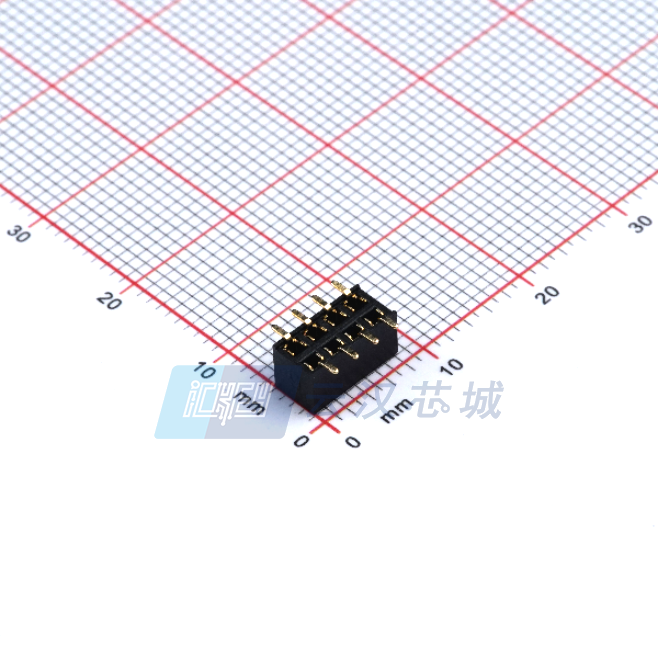 XKB CONNECTIVITY/中国星坤 矩形连接器 - 针座 - 插座/母插口 X4621FVS-2x04-C43D65