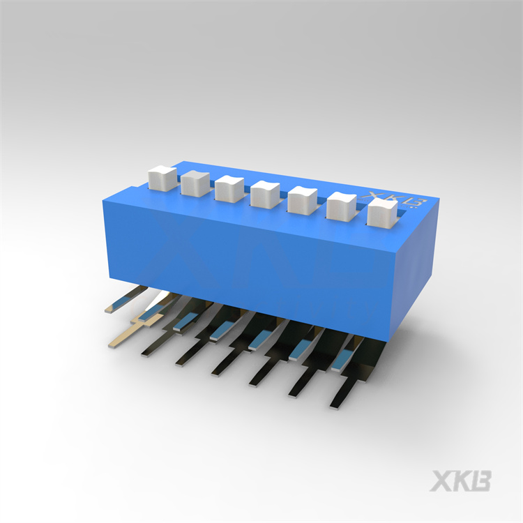 XKB CONNECTIVITY/中国星坤 拨码开关 DA-07BLP