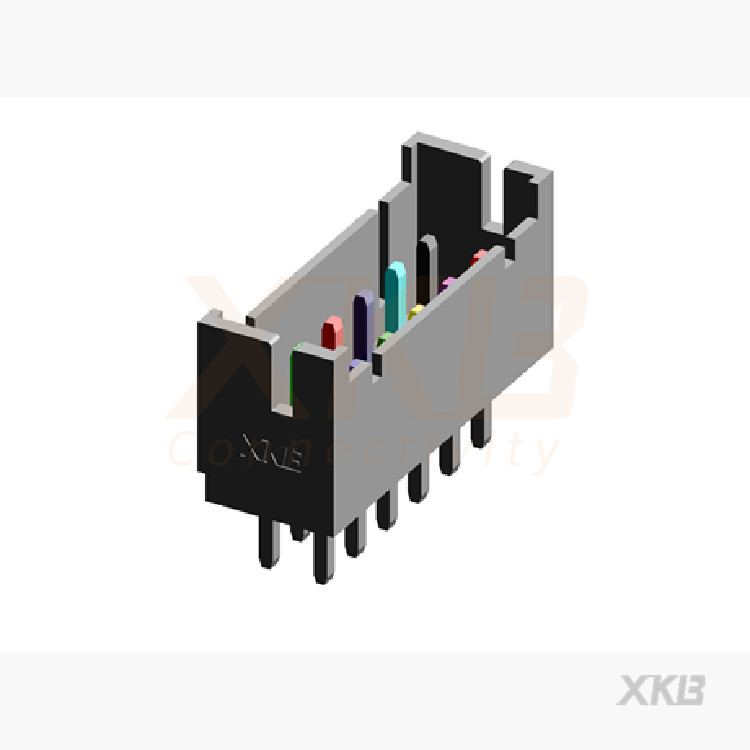 XKB CONNECTIVITY/中国星坤 矩形连接器 - 针座 - 公插针 X2026WV-2x06-N0SN