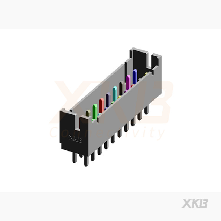 XKB CONNECTIVITY/中国星坤 矩形连接器 - 针座 - 公插针 X2026WV-2x10-N0SN