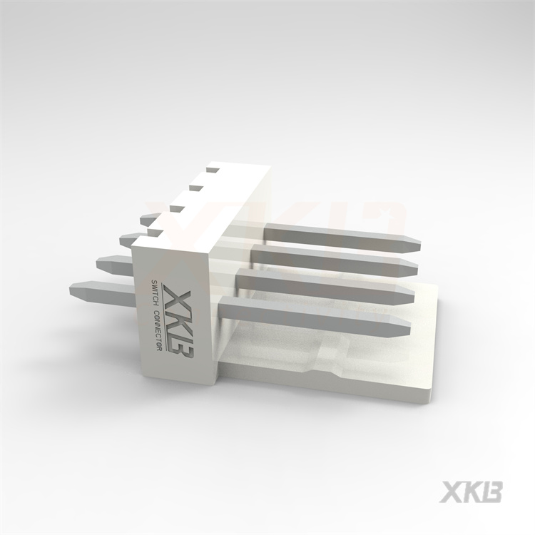 XKB CONNECTIVITY/中国星坤 矩形连接器 - 针座 - 公插针 X2510WV-04-N0SN