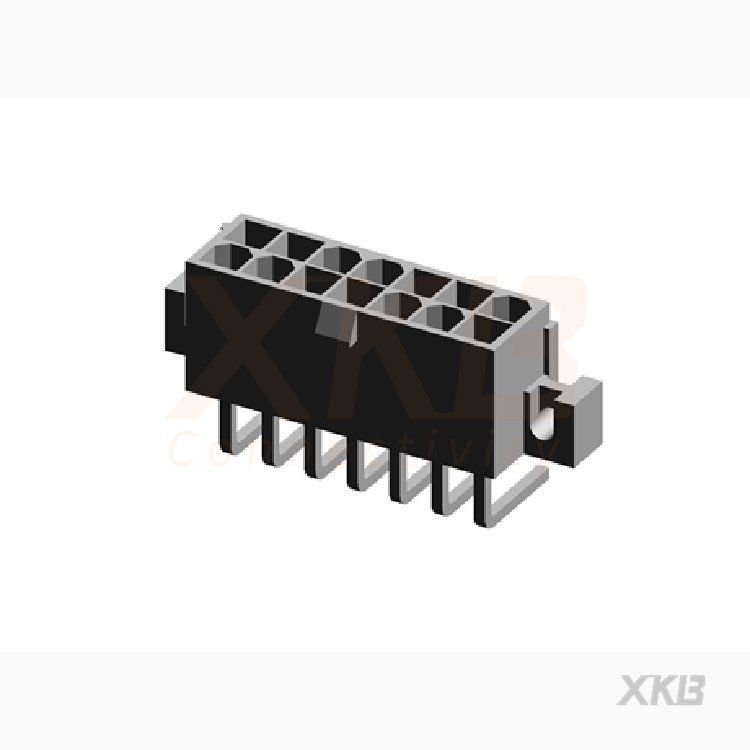 XKB CONNECTIVITY/中国星坤 矩形连接器 - 针座 - 公插针 X9357WR-2x07ES-N2SN