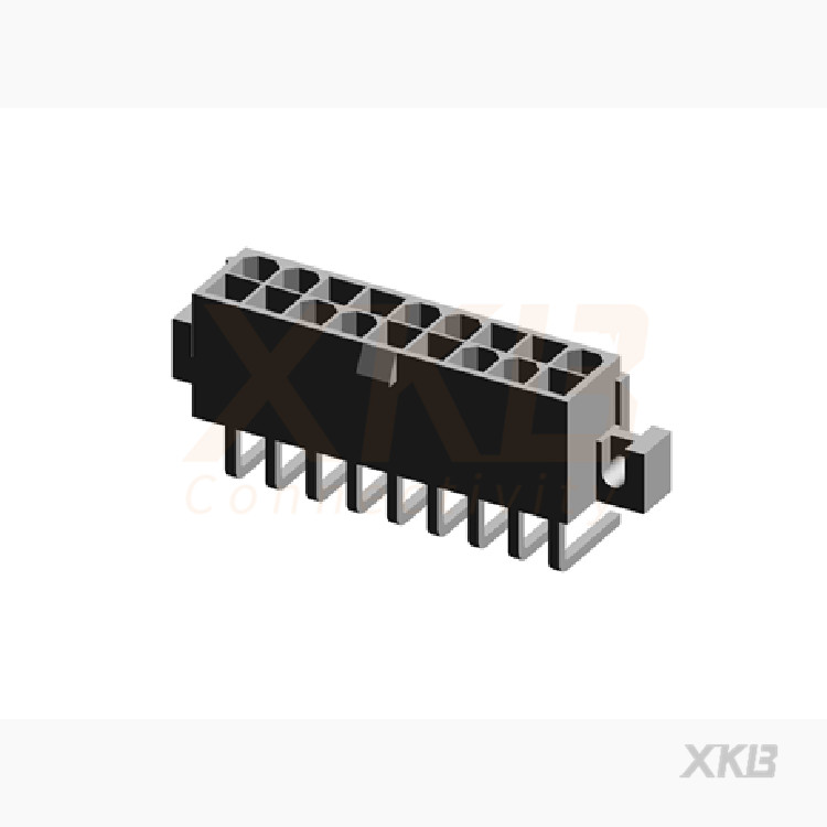 XKB CONNECTIVITY/中国星坤 矩形连接器 - 针座 - 公插针 X9357WR-2x09ES-N2SN