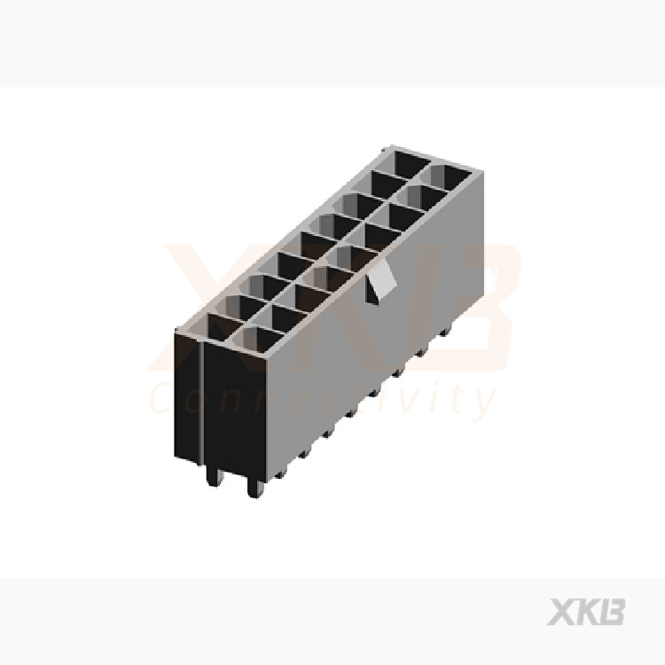 XKB CONNECTIVITY/中国星坤 矩形连接器 - 针座 - 公插针 X9357WV-2x09-N2SN