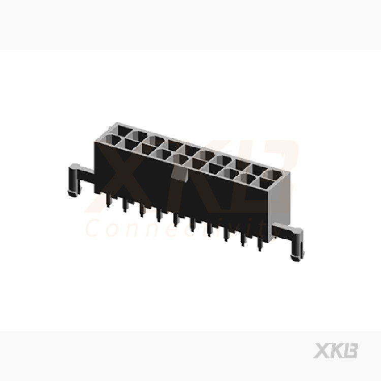 XKB CONNECTIVITY/中国星坤 矩形连接器 - 针座 - 公插针 X9357WV-2x10FS-N2SN