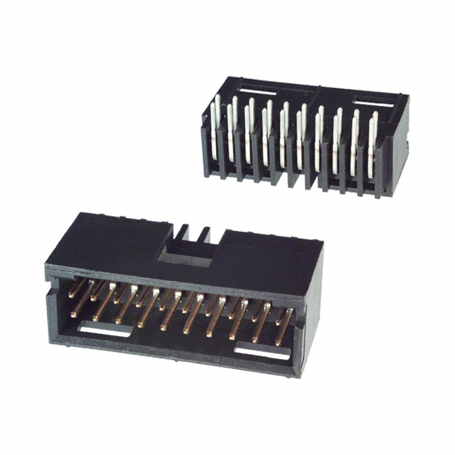 TE CONNECTIVITY 矩形连接器 - 针座 - 公插针 102570-8
