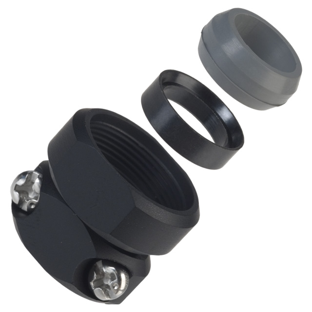 HIROSE ELECTRIC 圆形连接器-后壳和电缆夹 JR13WCC-10(31)