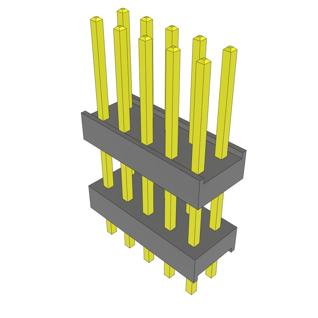 SAMTEC 矩形连接器 - 板垫片/叠接器（板对板） ZW-05-10-T-D-395-125