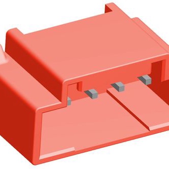 TE CONNECTIVITY 矩形连接器 - 针座 - 公插针 5-1971800-3