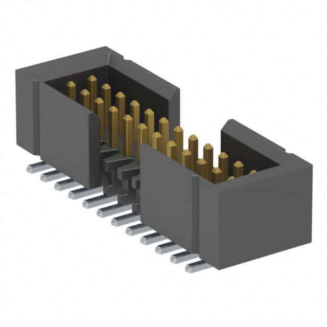 SAMTEC 矩形连接器 - 针座 - 公插针 FTMH-112-03-L-DV-ES