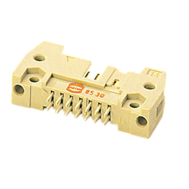 HARTING 矩形连接器 - 针座 - 公插针 09195406904