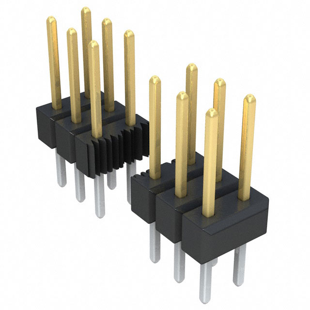 MOLEX 矩形连接器 - 针座 - 公插针 702800643