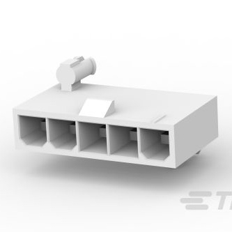 TE CONNECTIVITY 矩形连接器 - 针座 - 公插针 2029058-5