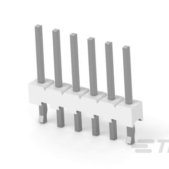 TE CONNECTIVITY 矩形连接器 - 针座 - 公插针 3-644695-6