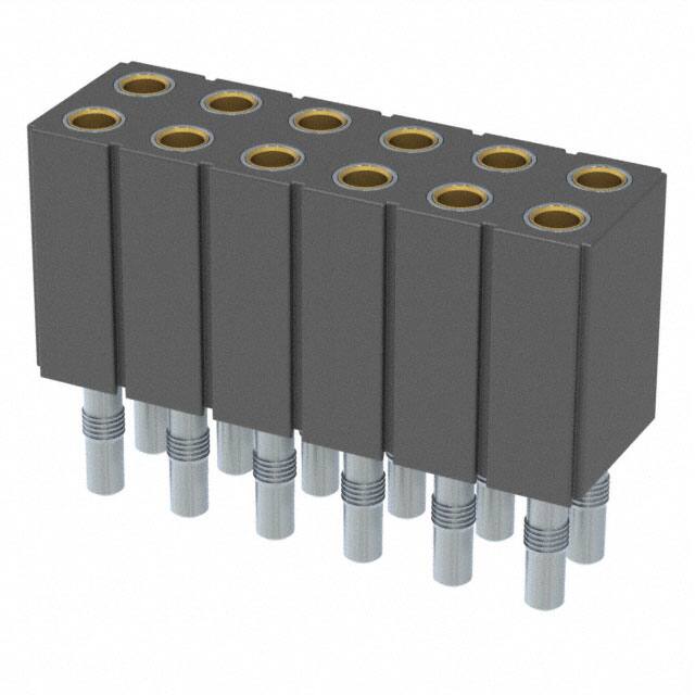 MILL-MAX 矩形连接器 - 针座 - 插座/母插口 803-41-012-62-001000