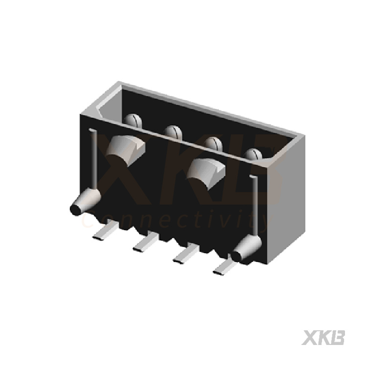 XKB CONNECTIVITY/中国星坤 矩形连接器 - 针座 - 公插针 X5050WR-04S-N2SN