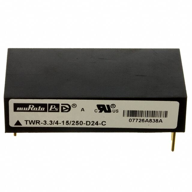 MURATA MANUFACTURING DC-DC稳压器 TWR-3.3/4-15/250-D24-C