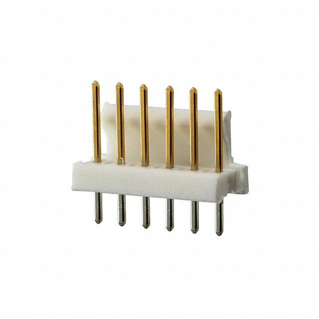TE CONNECTIVITY 矩形连接器 - 针座 - 公插针 641126-6