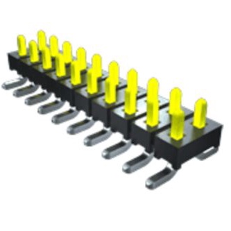 SAMTEC 矩形连接器 - 针座 - 公插针 TMM-103-03-S-S