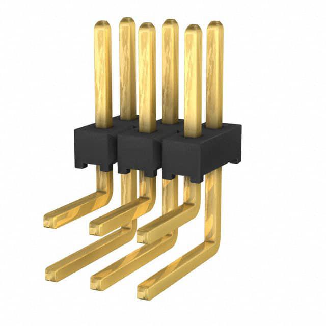 SAMTEC 矩形连接器 - 针座 - 公插针 TMM-103-01-G-D-RA