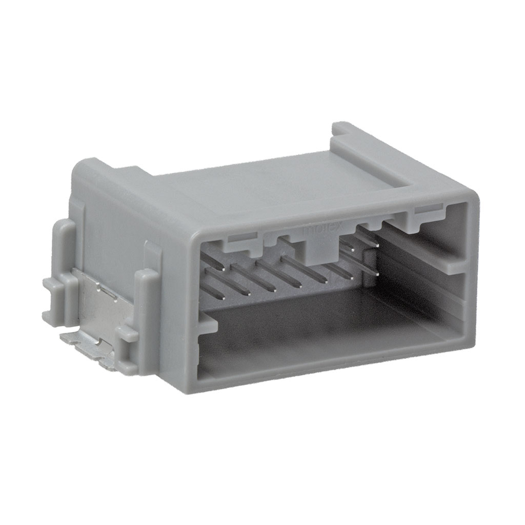 MOLEX 矩形连接器 - 针座 - 公插针 0348975201