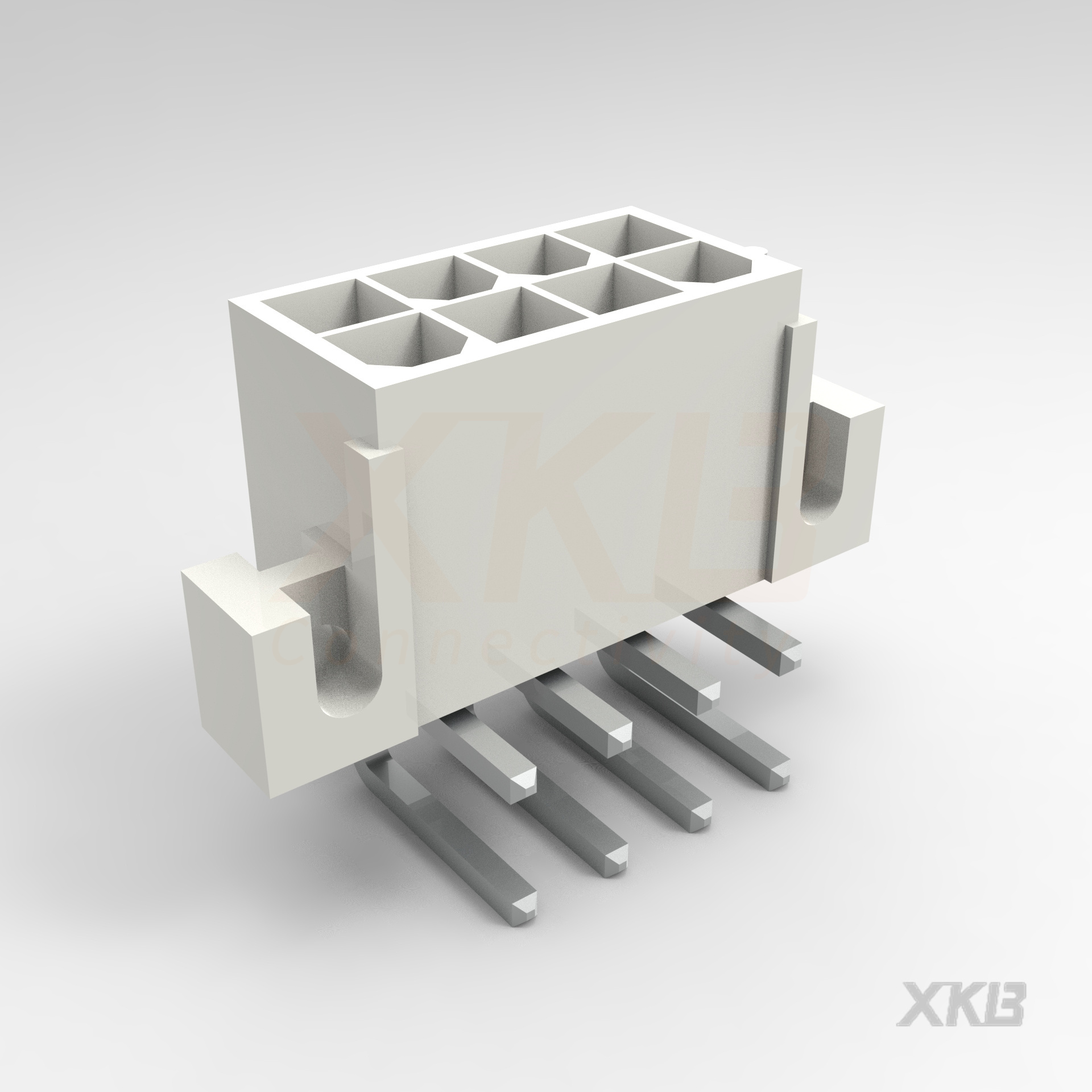 XKB CONNECTIVITY/中国星坤 矩形连接器 - 针座 - 公插针 X9357WR-2x04ES-N2SN