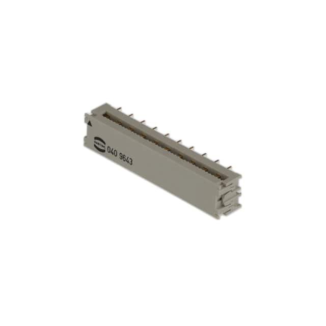 HARTING 矩形连接器 - 板载/直接线对板 09190409643