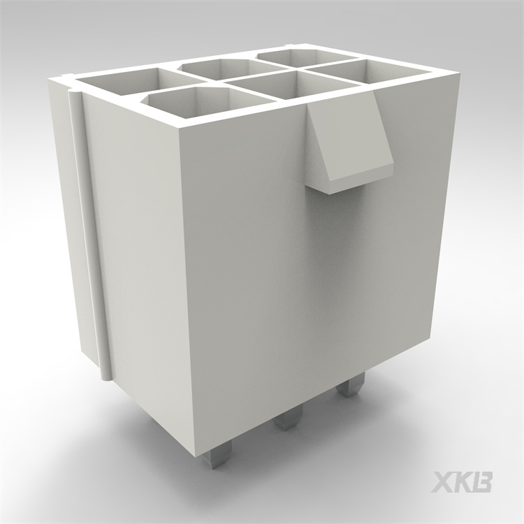 XKB CONNECTIVITY/中国星坤 矩形连接器 - 针座 - 公插针 X9357WV-2x03-N2SN