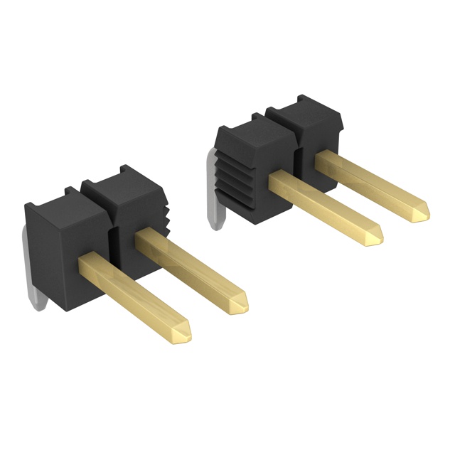 TE CONNECTIVITY 矩形连接器 - 针座 - 公插针 4-146305-0