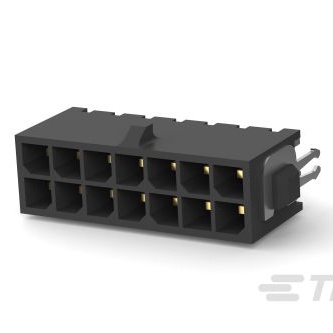 TE CONNECTIVITY 矩形连接器 - 针座 - 公插针 4-794682-4