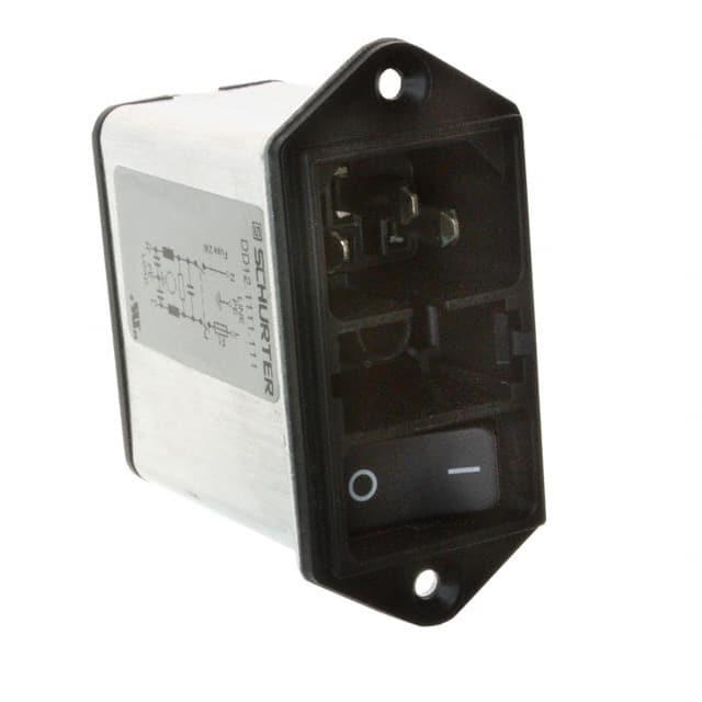 SCHURTER 电源接入连接器 - 输入/输出/模块 DD12.1111.111