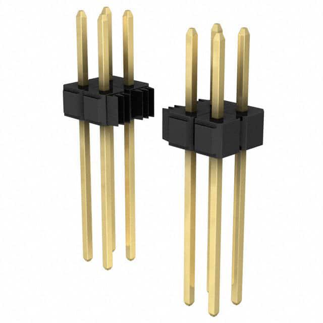 3M 矩形连接器 - 针座 - 公插针 929665-04-31-I