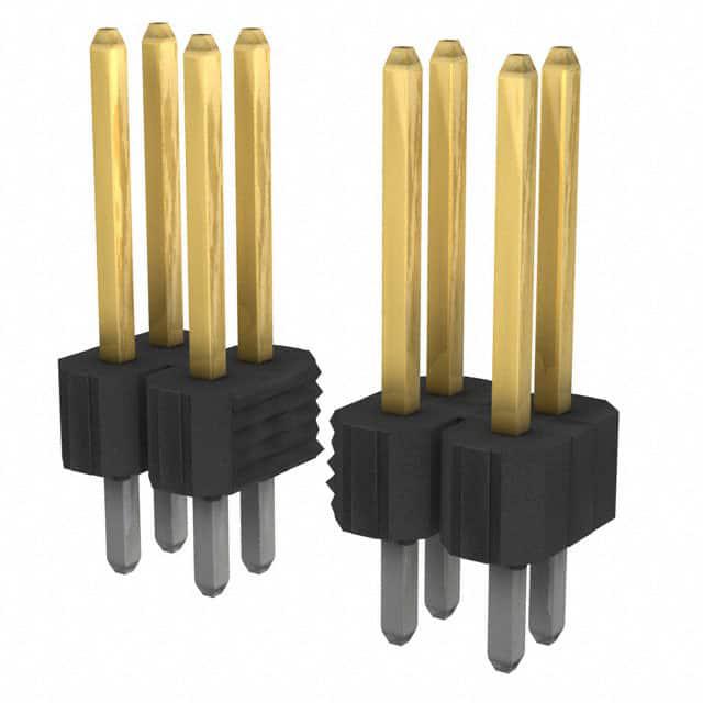 AMPHENOL 矩形连接器 - 针座 - 公插针 68691-110H