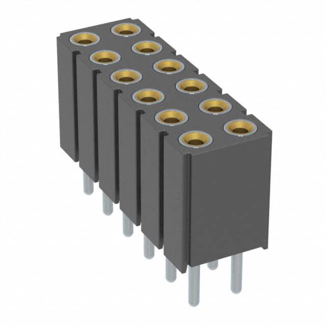 MILL-MAX 矩形连接器 - 针座 - 插座/母插口 803-93-012-10-001000