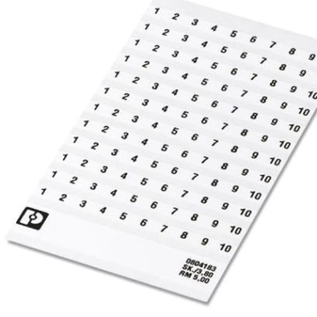 PHOENIX CONTACT 接线座- 配件 - 标记条 0804183:0011