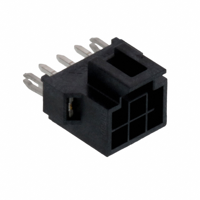 MOLEX 矩形连接器 - 针座 - 公插针 1053121106