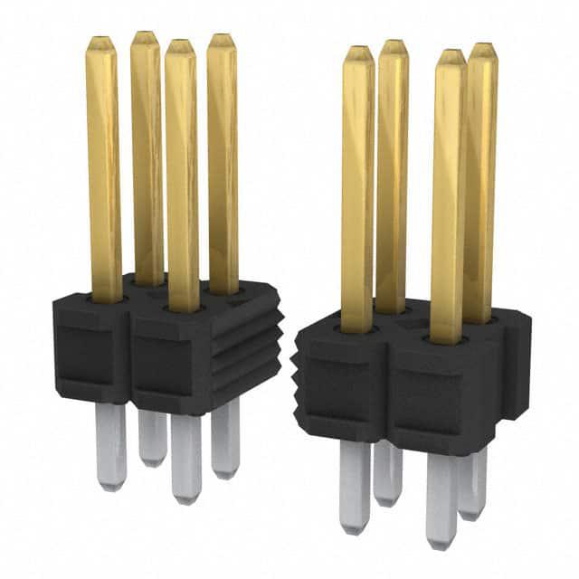 AMPHENOL 矩形连接器 - 针座 - 公插针 75844-124-72LF