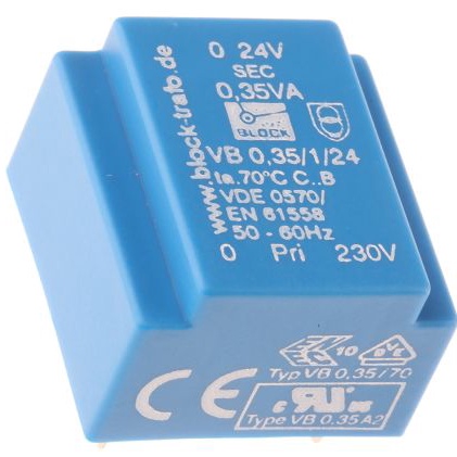 BLOCK TRANSFORMATOREN-ELEKTRONIK 电源变压器 VB 0,35/1/24