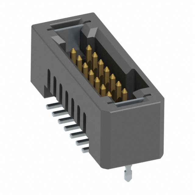 SAMTEC 矩形连接器 - 针座 - 公插针 TFM-107-02-L-D-WT-TR